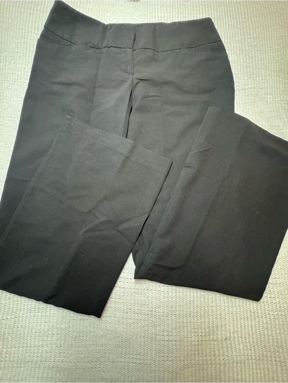 Per Se Women’s Black Dress Pants with Stretch Waistband